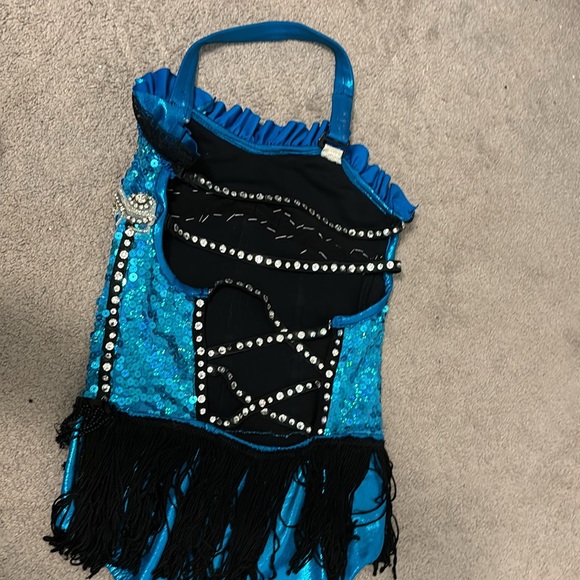 Jazz costume kids large blue and black and silver - Picture 6 of 8